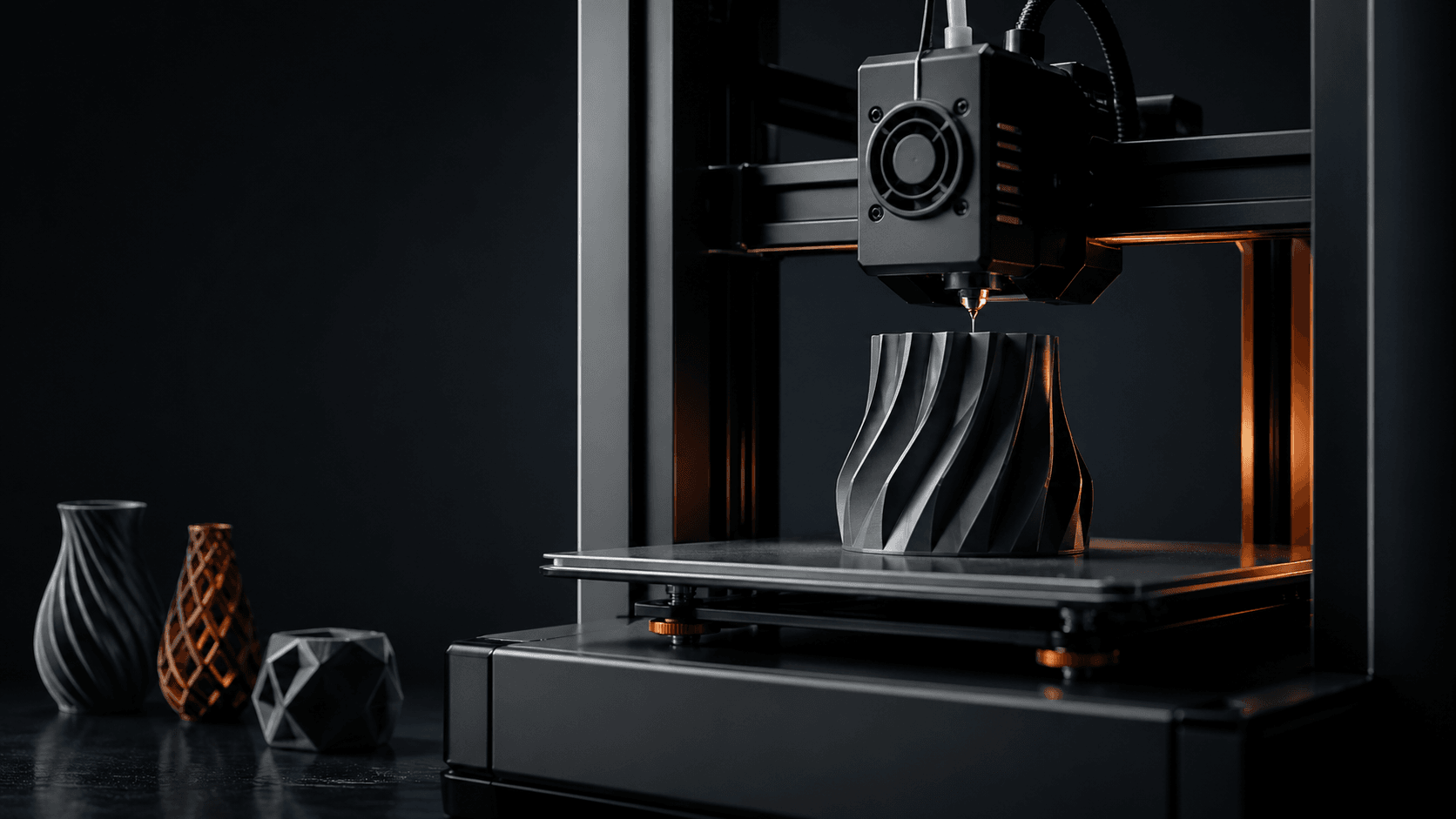 Vază realizată prin printare 3D — atelier 3DPrintable București, FDM și SLA